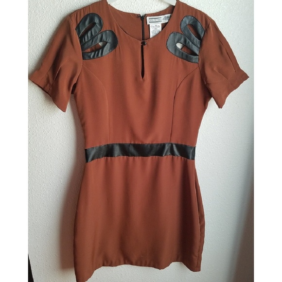 dolcicimo Dresses & Skirts - ⚡SALE⚡ANA PEREZ DOLCICIMO Brown and Black Dress